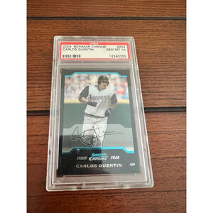 2004 BOWMAN CHROME CARLOS QUENTIN 202